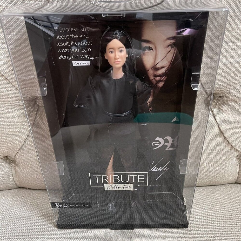 Barbie Signature Vera Wang Doll Tribute Collector Fashion Designer Black New